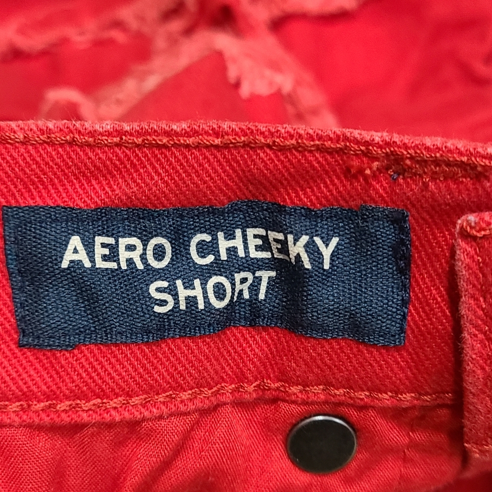 Aeropostale distressed Aero Cheeky shorts size 2 - Picture 5 of 8